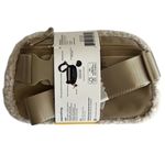 LOLË Sherpa Belt Bag, Unisex, Adjustable Multipurpose Cream Crossbody NEW Brown Photo 2