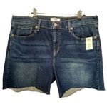 Levi's NWT Denzim By Levi’s Dark Wash Cut Off High Rise Denim shorts Photo 0