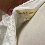 Cloth & Stone for Anthro One-Shoulder Eyelet Ruffle Mini Dress feminine coastal Photo 12