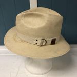 Vintage Dorfman Pacific Panama Straw Hat Handmade Mens Large Tan With Band USA‎ Photo 0