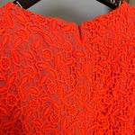 J.Crew  Bright Orange Floral Lace Midi Dress Lilly Pulitzer vibes Photo 3