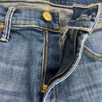 MOTHER Insider Crop Step Fray Jeans Not Rough Enough Wash Stretch Denim Size 25 Blue Photo 11