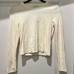 Grey Bandit Cream Long Sleeve Top Photo 1