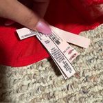 Victoria's Secret NWT  Dream Angels Unlined Red Lace-Up Corset Top- Size Small-DD Photo 7