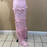 Lulus NWOT Radiant Expectations Pink Embroidered Floral Bustier Maxi Dre… Photo 5