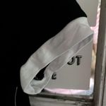 No Bo Nwt  Womens Size Small 3-5 Short Sleeve Black white Crop Top‎ Shirt Photo 5