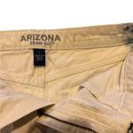 Arizona Jeans Arizona Jean Company Blue and White Jean Shorts Distressed Hem - Size 3 - NWOT Photo 2