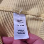 Year Of Ours Ribbed V Waist Bike Shorts Color Soltice Size Medium Yellow Photo 5