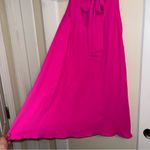 Amanda Uprichard NEW York Hot Pink Tie Back Shift Dress in size Small Photo 2