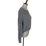 Altar'd State Altar’d State Sweater XS Gray Cropped Knit Pullover Boho Cozy Trendy Photo 2