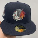 New Era Cap Ecap city Chicago Blackhawks Chicago stadium size 7 3/8 new era fitted brand new  Photo 0