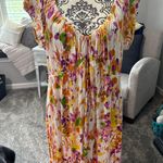 Daisy Fuentes  size XL short sleeve floral dress Photo 0