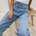 AGOLDE NEW Women’s Criss Cross Upsized Jeans Photo 0