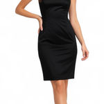 Doncaster Wool-Blend Black Midi Dress - Timeless Little Black Dress - Size 4 Photo 0