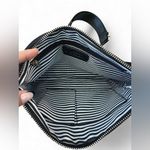 Yoki Saffiano-Style Vegan Leather Studded Clutch Crossbody – Black Gold | NWOT Photo 6