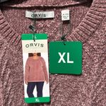 Orvis NWT  Women's Crew Neck Long Sleeve Chenille Sweatshirt Photo 2