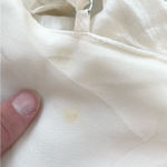 EXPRESS Womens L Ruffle Wrap Cami Cream Blouse Feminine Romantic Cottagecore Photo 10