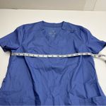 Jaanuu  Ceil Blue Scrub Top Womens Size Small Relaxed‎ V-neck Pockets J96124 NEW Photo 6