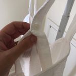 Colsie NWT Women's Cream White Textured Cotton Flowy Button Down Tank Top M Size M Photo 5