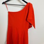 Dress the Population Tiffany One-Shoulder Midi Dress in Poppy Size Small NWT Photo 9