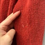 Vintage Roll Neck Knit Fisherman Sweater Red Bell Sleeves Size XL Christmas Photo 4