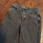 Women’s INDIGO Rising Black Joggers Jeans cropped sz 13/31 grunge goth Y2K Photo 1
