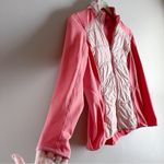 Eddie Bauer  Pink Hooded Zip Up Hybrid Jacket,‎ Active Wear, Size Medium Photo 6