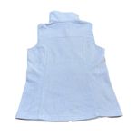 Columbia Sweater Vest Womens Full Zip Pale Blue/Gray Fleece Polyester Medium Photo 2