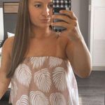 Hallelu Pink Strapless Romper Photo 2