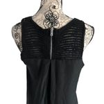 Club Monaco  Black Knit Blend Tank Top Sz M Photo 3