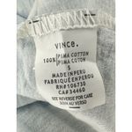 Vince  Blue White Layered Racerback Tank 100% Pima Cotton Size S Small EUC!! Photo 3