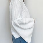 Free People  | Damsel Cable Knit Sweater Photo 3