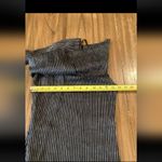 Beaufille Pinstripe One Sleeve Canopy cotton Linen Blend Stretch Mini dress 0 Gray Photo 3