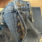 BDG  Medium Wash Distressed Button Fly Slim Straight Jeans Size 26 Photo 4