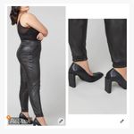 Spanx  Faux Leather Joggers Black Photo 3