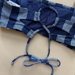 Splendid Navy Blue Striped Bikini Photo 7
