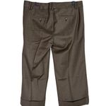 J.Crew  Wool Professional Wide Leg Cuffed City Fit Dress Pants Size 8 Grey #3292 Photo 12