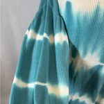 FATE. split open back balloon sleeve tie dye sweater size medium Photo 5
