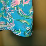 Lilly Pulitzer  Imara Floral Pique Sleeveless Polo Shirt sz xs Photo 3