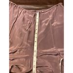 Amanda Smith  Vintage Pure‎ Silk Pant Suit Set Size 16 Zen Minimalism Mauve New Photo 15