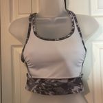 Gaiam Army Green Camo Camouflage Racerback Crop Top Sports Bra XS Photo 9