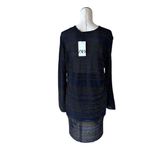 ZARA NWT  Metallic Thread Knit Tunic Dress Bloggers Fav Photo 9