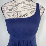 Susana Monaco indigo blue one shoulder empire waist dress size S small NWT Photo 1