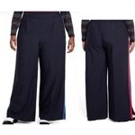 La Ligne x Target Trousers Wide Leg Pants Side Stripe Womens 3X Blue/Red NWT Blue Photo 1