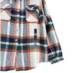 Boutique Plaid women’s Flannel Shacket long sleeve jacket size M Photo 3