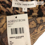 Good American Flowing Faux Wrap Front Long Sleeve Bodysuit Jaguar Womens Size 1 Photo 7