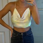 ZARA Cowl Neck Crop Top Photo 0