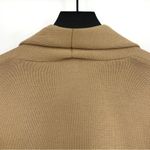 Akris Draped Wool and Mulberry Silk-Blend Cardigan Sand 4 Photo 10
