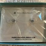 Park Lane  Dainty Earrings - Silver Hearts with mini Crystals Photo 3