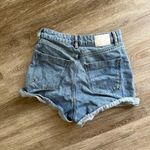 ZARA High-Waisted Mom Denim Shorts Photo 6